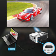 Proiettore intelligente Cheerlux C9 1280x720 720P HD, supporto HDMI x 2 / USB x 2 / VGA / AV, C9