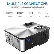 Proiettore intelligente Cheerlux C9 2800 lumen 1920x1080P HD Stesso schermo, supporto HDMI x 2 / USB x 2 / VGA / AV, C9 Same Screen