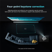 RD825 1280x720 2200LM Home Theater Mini LED Projector, Support HDMI, AV, VGA and USB, General Version