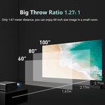 Mini proiettore LED RD825 1280x720 2200 lumen Home Theater