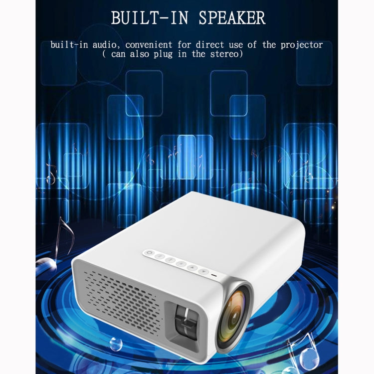 YG520 800x480 1800LM Mini LED Projector Home Theater Support HDMI, AV, SD, USB and VGA, Mobile Phone Version