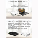 Mini proiettore LED YG520 1800 lumen 800x480 HDMI USB