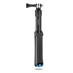 RUIGPRO Treppiede portatile monopiede Supporto per monopiede telescopico per selfie stick per DJI Osmo Action, GoPro HERO10 Nero /9 Nero / HERO8 Nero /7 /6 /5 /5 Sessione /4 Sessione /4 /3+ /3 /2 /1, Xiaoyie altre action camera, Black)