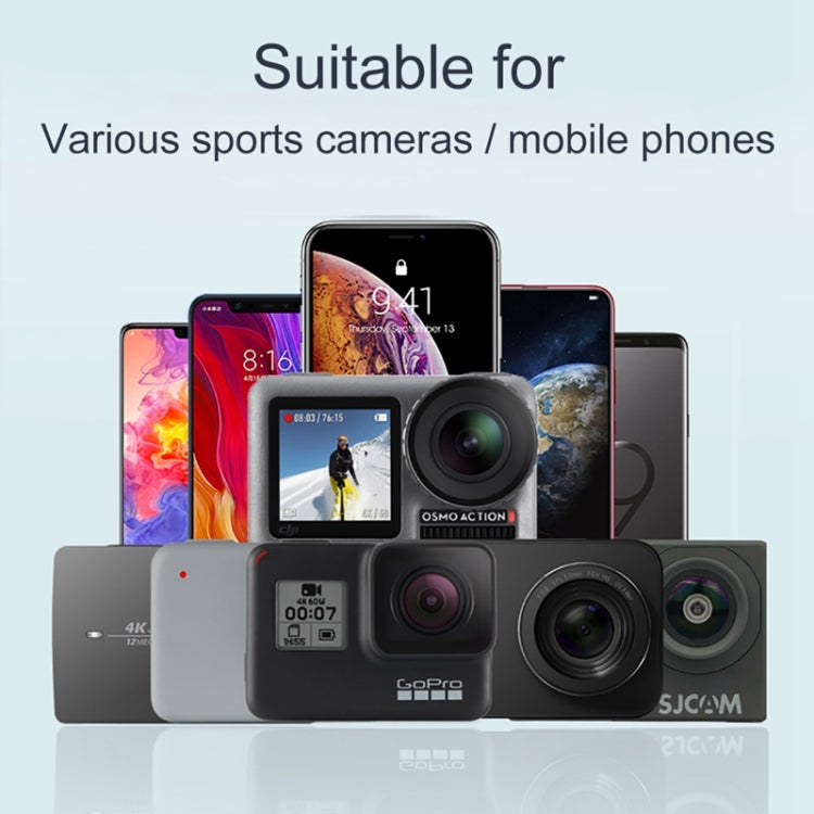 RUIGPRO Treppiede portatile monopiede Supporto per monopiede telescopico per selfie stick per DJI Osmo Action, GoPro HERO10 Nero /9 Nero / HERO8 Nero /7 /6 /5 /5 Sessione /4 Sessione /4 /3+ /3 /2 /1, Xiaoyie altre action camera, Black)