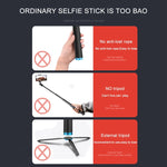 RUIGPRO Treppiede portatile monopiede Supporto per monopiede telescopico per selfie stick per DJI Osmo Action, GoPro HERO10 Nero /9 Nero / HERO8 Nero /7 /6 /5 /5 Sessione /4 Sessione /4 /3+ /3 /2 /1, Xiaoyie altre action camera, Black)