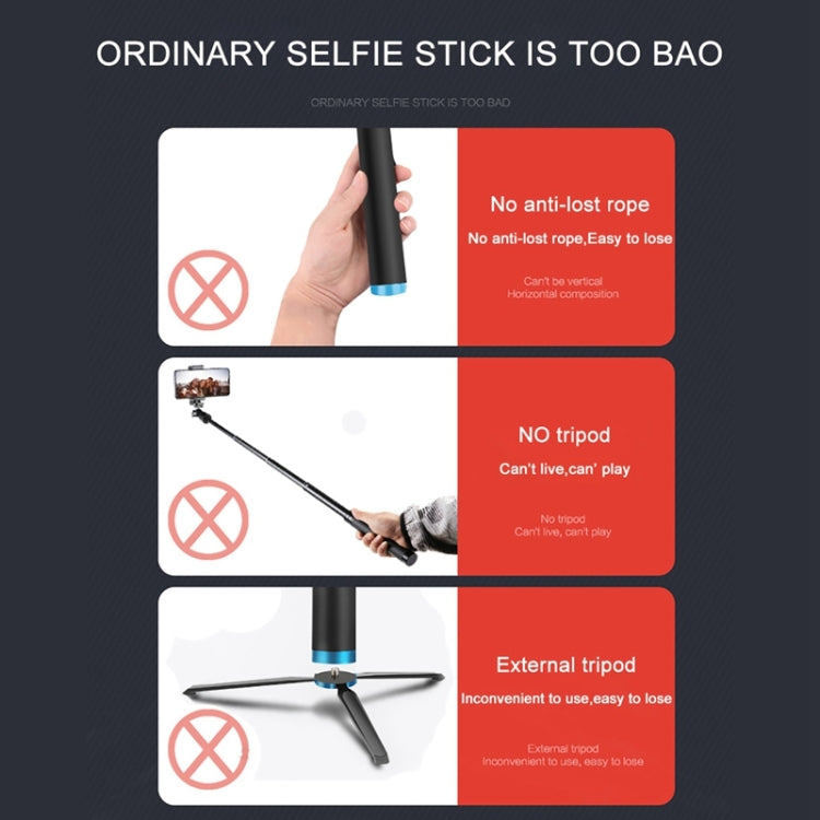 RUIGPRO Treppiede portatile monopiede Supporto per monopiede telescopico per selfie stick per DJI Osmo Action, GoPro HERO10 Nero /9 Nero / HERO8 Nero /7 /6 /5 /5 Sessione /4 Sessione /4 /3+ /3 /2 /1, Xiaoyie altre action camera, Black)
