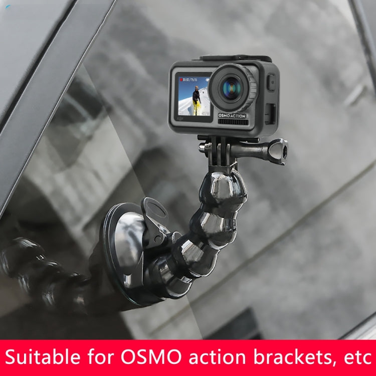 Supporto con morsetto flessibile a ventosa per GoPro Hero11 Black / HERO10 Black /9 Black / HERO8 Black /7 /6 /5 /5 Session /4 Session /4 /3+ /3 /2 /1, DJI Osmo Action, Xiaoyi e altriTelecamere d'azione, Jaws Flex Clamp