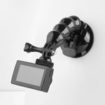 Supporto con morsetto flessibile a ventosa per GoPro Hero11 Black / HERO10 Black /9 Black / HERO8 Black /7 /6 /5 /5 Session /4 Session /4 /3+ /3 /2 /1, DJI Osmo Action, Xiaoyi e altriTelecamere d'azione, Jaws Flex Clamp
