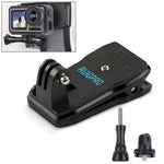 RUIGPRO Zaino con rotazione a 360 gradi Rec-Mounts Supporto con morsetto a clip con vite per GoPro HERO9 Black / HERO8 Black /7 /6 /5 /5 Session /4 Session /4 /3+ /3 /2 /1, DJI Osmo Action, Xiaoyi eAltre action camera, 360 Degree Rotation Clip