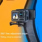 RUIGPRO Zaino con rotazione a 360 gradi Rec-Mounts Supporto con morsetto a clip con vite per GoPro HERO9 Black / HERO8 Black /7 /6 /5 /5 Session /4 Session /4 /3+ /3 /2 /1, DJI Osmo Action, Xiaoyi eAltre action camera, 360 Degree Rotation Clip
