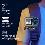 RUIGPRO Zaino con rotazione a 360 gradi Rec-Mounts Supporto con morsetto a clip + Morsetto per telefono per GoPro HERO9 Black / HERO8 Black /7 /6 /5 /5 Session /4 Session /4 /3+ /3 /2 /1, DJI Osmo Action, Xiaoyie altre action camera, Rec-Mounts+Clamp