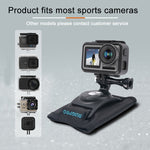 RUIGPRO Zaino con chiusura a strappo Rec-Mounts Supporto con morsetto a clip con vite per GoPro HERO9 Black / HERO8 Black /7 /6 /5 /5 Session /4 Session /4 /3+ /3 /2 /1, DJI Osmo Action, Xiaoyie altre action camera, Hook and Loop Fastener Clip