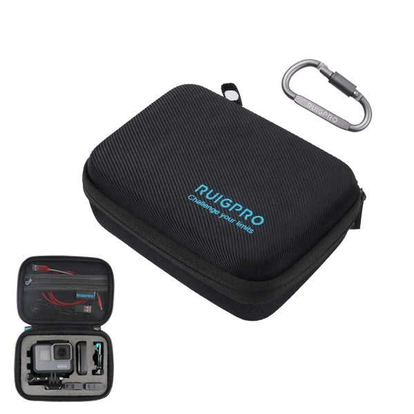 Custodia portatile impermeabile antiurto RUIGPRO per DJI Osmo Action, dimensioni: 17,3 cm x 12,3 cm x 6,5 cm, Small