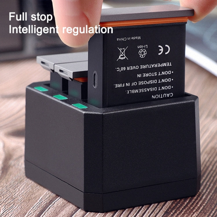 Caricabatterie triplo USB con indicatore luminoso LED per DJI OSMO Action, Charger