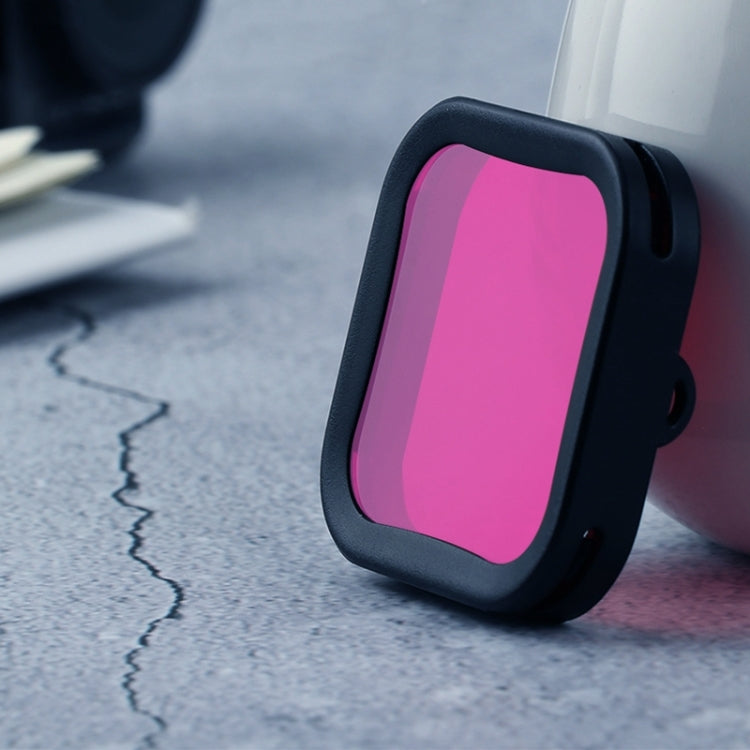 Custodia filtro per lenti colorate per immersione per DJI Osmo Action 1, Red, Purple, Pink