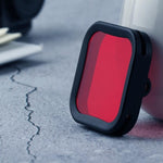 Custodia filtro per lenti colorate per immersione per DJI Osmo Action 1, Red, Purple, Pink