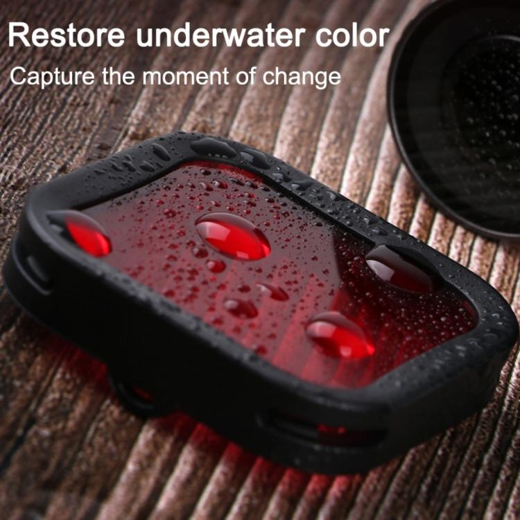 Custodia filtro per lenti colorate per immersione per DJI Osmo Action 1, Red, Purple, Pink