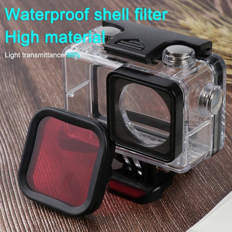 Custodia filtro per lenti colorate per immersione per DJI Osmo Action 1, Red, Purple, Pink