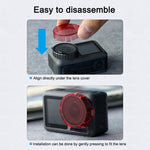 Filtro per lenti colorate a forma rotonda a scatto per DJI Osmo Action, For DJI Osmo Action