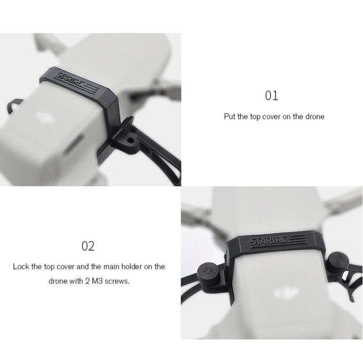 Staffa di atterraggio per estensione altezza assorbente STARTRC per asta di galleggiamento per DJI Mavic 2 mini, For DJI Mavic 2 mini