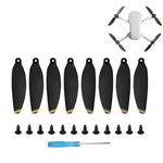 8 pz/set Sunnylife 4726F Eliche ad ala a sgancio rapido a basso rumore per DJI Mavic Mini 1, For DJI Mavic Mini 1 Gold, For DJI Mavic Mini 1 Silver