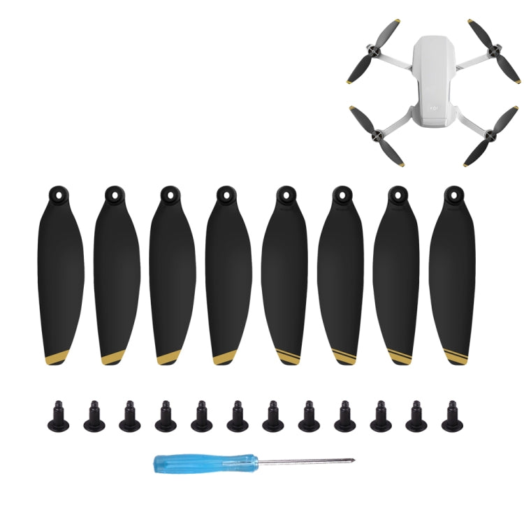 8 pz/set Sunnylife 4726F Eliche ad ala a sgancio rapido a basso rumore per DJI Mavic Mini 1, For DJI Mavic Mini 1 Gold, For DJI Mavic Mini 1 Silver