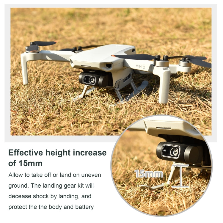 STARTRC 1106837 Supporto estensore altezza carrello di atterraggio anticollisione a sgancio rapido antiurto per DJI Mini 2 / Mavic Mini, For DJI Mavic Mini