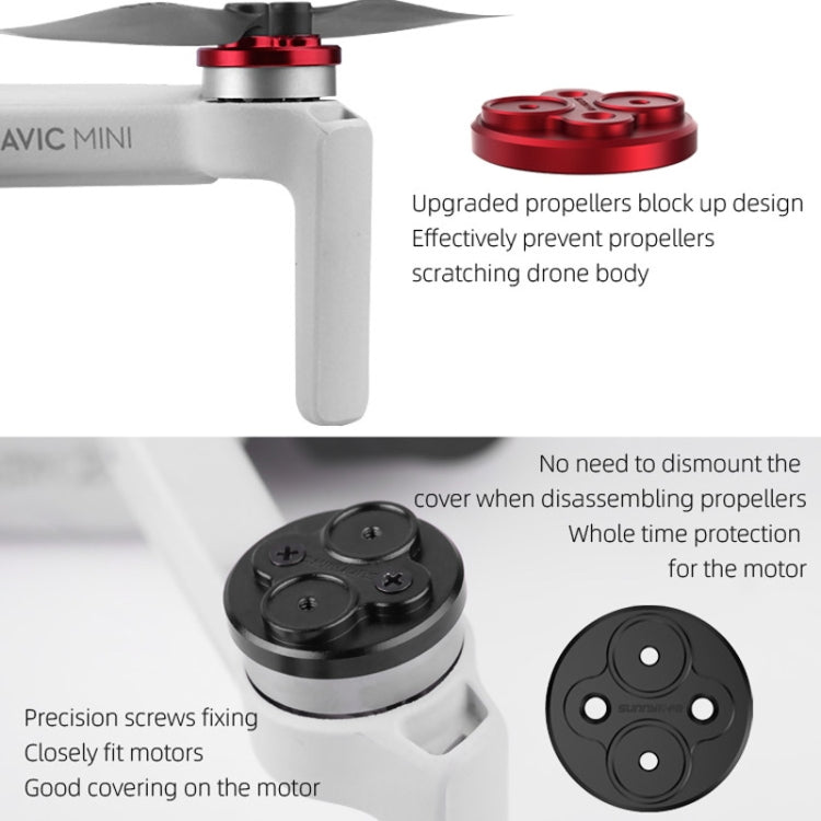 4 pezzi di copertura protettiva in metallo per motore Sunnylife per DJI Mavic Mini 1