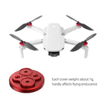 4 pezzi di copertura protettiva in metallo per motore Sunnylife per DJI Mavic Mini 1