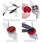 4 pezzi di copertura protettiva in metallo per motore Sunnylife per DJI Mavic Mini 1