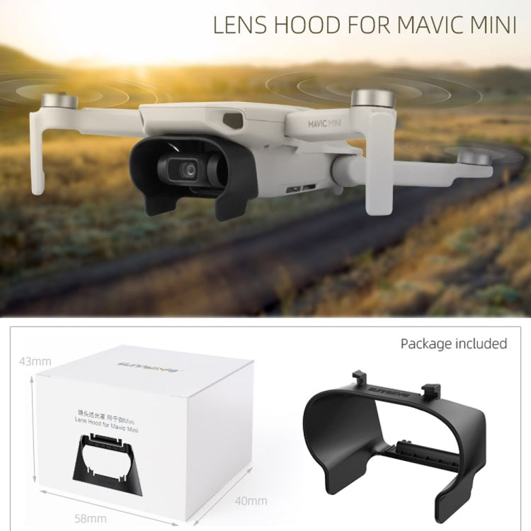 Sunnylife MM-Q9264 Paraluce antiriflesso per obiettivo fotocamera per DJI Mavic mini, For DJI Mavic mini