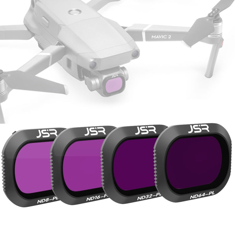 Filtro obiettivo JSR Drone 4 in 1 ND8PL+ND16PL+ND32PL+ND64PL per DJI MAVIC 2 Pro, ND8PL+ND16PL+ND32PL+ND64PL