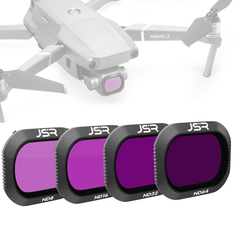 Filtro obiettivo JSR Drone 4 in 1 ND8+ND16+ND32+ND64 per DJI MAVIC 2 Pro, ND8+ND16+ND32+ND64