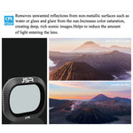 Filtro obiettivo JSR Drone 5 in 1 UV+CPL+ND4+ND8+ND16 per DJI MAVIC 2 Pro, UV+CPL+ND4+ND8+ND16