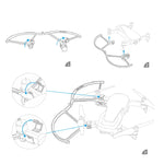 PGYTECH P-UN-034 Protezione per elica a LED verniciata in luce per DJ Mavic Air, For DJI Mavic Air