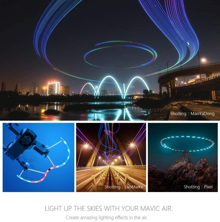 PGYTECH P-UN-034 Protezione per elica a LED verniciata in luce per DJ Mavic Air, For DJI Mavic Air