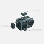 PGYTECH P-11B-010 Vlog accessorio per gabbia per conigli per fotocamera sportiva per DJI Osmo Action