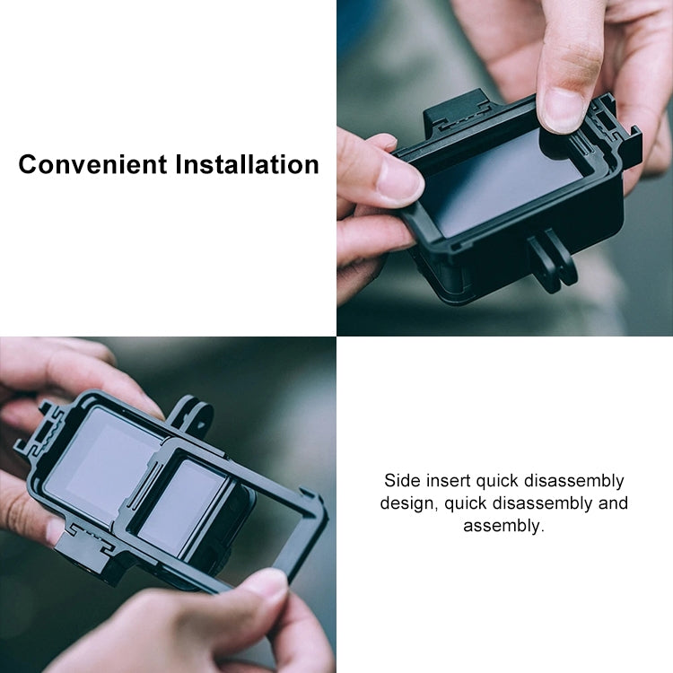 PGYTECH P-11B-010 Vlog accessorio per gabbia per conigli per fotocamera sportiva per DJI Osmo Action