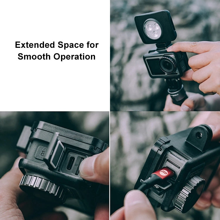 PGYTECH P-11B-010 Vlog accessorio per gabbia per conigli per fotocamera sportiva per DJI Osmo Action