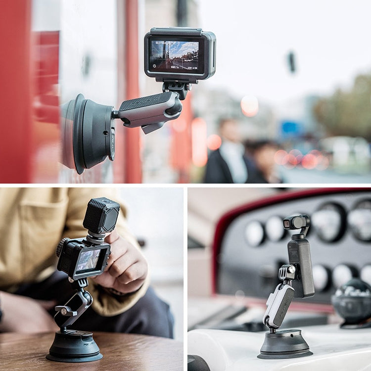 PGYTECH P-GM-132 Supporto per telefono a ventosa per action camera per DJI Osmo Action e GoPro 8/7, P-GM-132