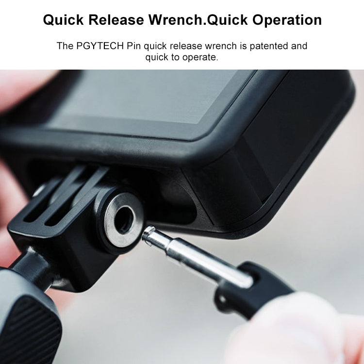 PGYTECH P-GM-132 Supporto per telefono a ventosa per action camera per DJI Osmo Action e GoPro 8/7, P-GM-132