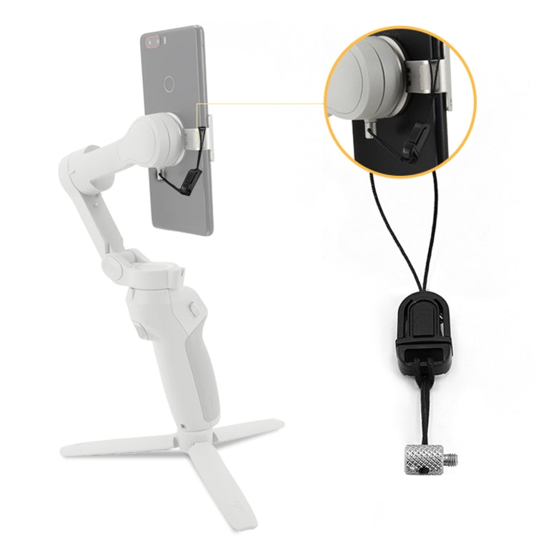 STARTRC Supporto per telefono Clip Anti-smarrimento Corda Anti-goccia per DJI OM4 / Osmo Mobile 3