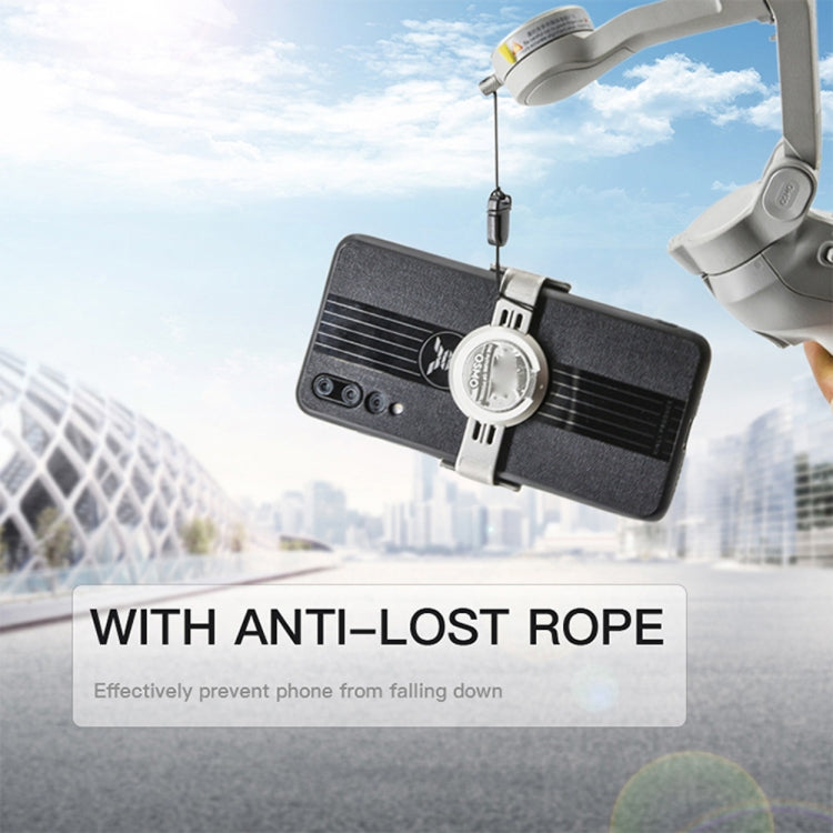 STARTRC Supporto per telefono Clip Anti-smarrimento Corda Anti-goccia per DJI OM4 / Osmo Mobile 3