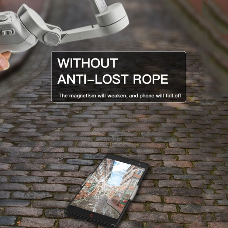 STARTRC Supporto per telefono Clip Anti-smarrimento Corda Anti-goccia per DJI OM4 / Osmo Mobile 3