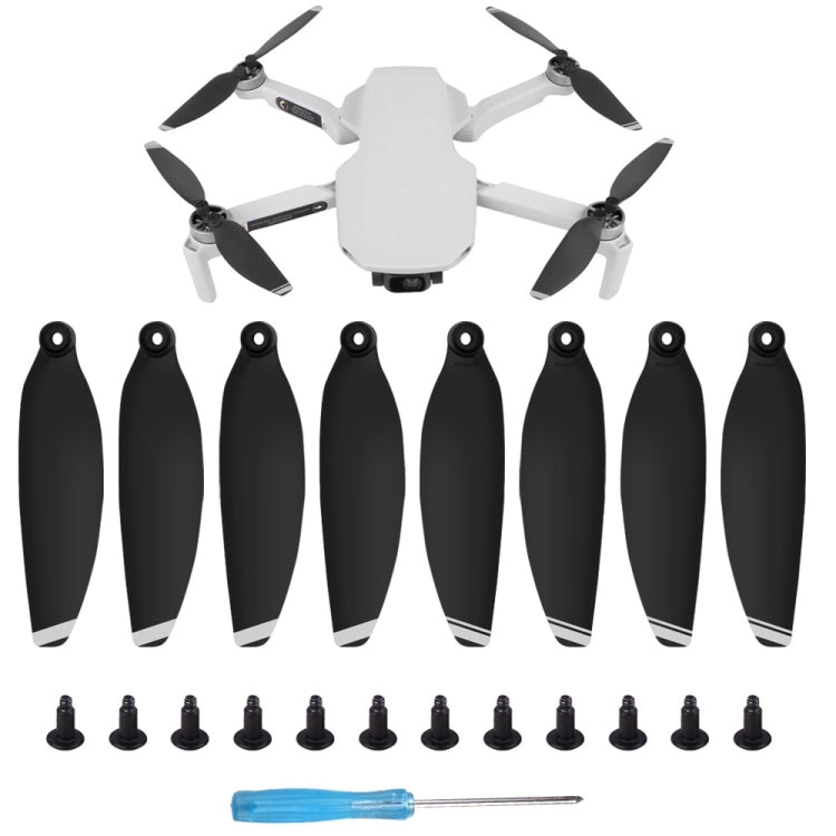 8 pezzi/set Sunnylife 4726F eliche ad ala a sgancio rapido a basso rumore per DJI Mini 2, For DJI Mini 2 Gold, For DJI Mini 2 Silver