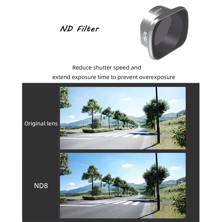Filtro obiettivo JSR KS ND64 per DJI FPV, telaio in lega di alluminio, ND64