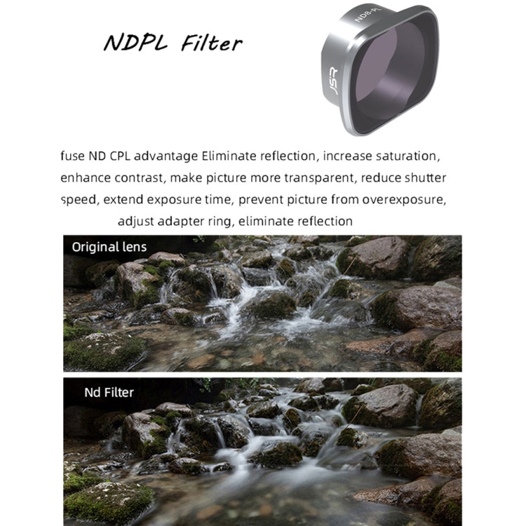 Filtro obiettivo JSR KS ND32PL per DJI FPV, telaio in lega di alluminio, ND32PL