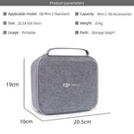 Borsa portaoggetti portatile in nylon impermeabile DJI per drone DJI Mini 2, Case For DJI Mini 2