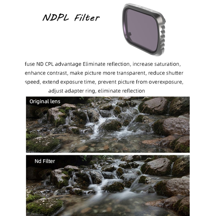 Filtro obiettivo JSR KS ND8PL per DJI Air 2S, telaio in alluminio, ND8PL