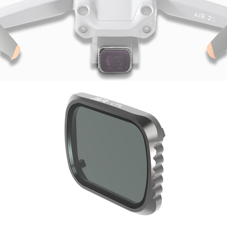 Filtro obiettivo JSR KS CPL per DJI Air 2S, telaio in alluminio, CPL